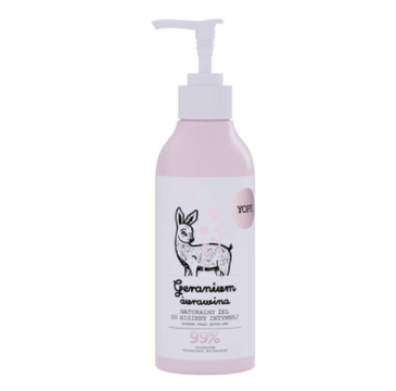 Yope żel do higieny intymnej Geranium i Żurawina (300 ml)