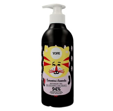 Yope – żel pod prysznic dla dzieci Żurawina i Lawenda (400 ml)