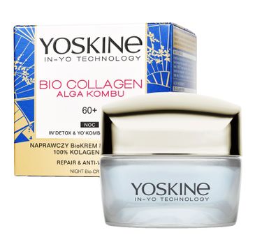 Yoskine Bio Collagen 60+ Bio-Krem naprawczy przeciw głębokim zmarszczkom na noc (50 ml)