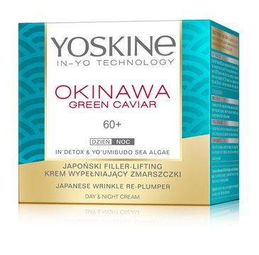 Yoskine Okinawa Green Caviar – krem wypełniający zmarszczki 60+ (50 ml)