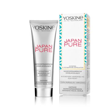 Yoskine Pure Japan mikrodermabrazaja peeling szafirowy do twarzy (75 ml)