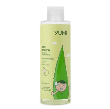 Yumi Tonik nawilżająco-rozświetlający 10% glukonolakton Morela-Cytryna (200 ml)