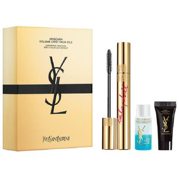 Yves Saint Laurent Zestaw Mascara Volume Effet Faux Cils Baby Doll maskara pogrubiająca 1,5ml + Moisture Glow baza 5ml + Makeup Remover płyn do demakijażu 8ml