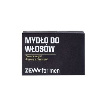 Zew For Men Mydło do włosów z węglem drzewnym z Bieszczad (85 ml)