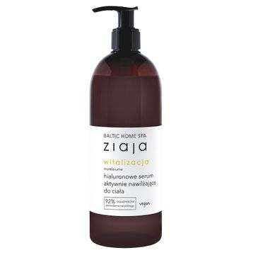 Ziaja Baltic Home Spa Witalizacja hialuronowe serum aktywnie nawilżające do ciała Morela Ume (400 ml)