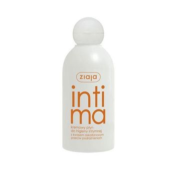 Ziaja Intima płyn kremowy do higieny intymnej z kwasem askorbinowym przeciw podrażnieniom 200ml