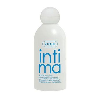 Ziaja Intima płyn kremowy do higieny intymnej z kwasem laktobionowym regenerująco-łagodzący 200ml