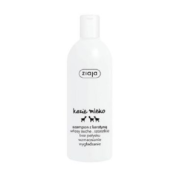 Ziaja Kozie mleko szampon do włosów kondycjonujący z keratyną włosy szorstkie bez połysku 400ml