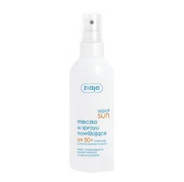 Ziaja Sopot Sun mleczko w sprayu nawilżające do opalania SPF50 170ml