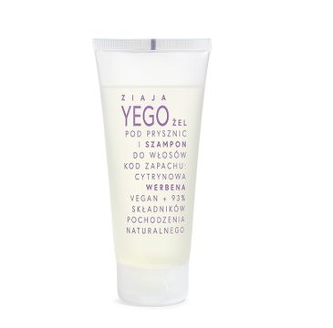 Ziaja Yego żel pod prysznic i szampon do włosów - Cytrynowa Werbena (200 ml)