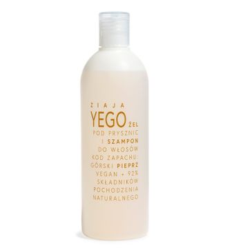 Ziaja Yego żel pod prysznic i szampon do włosów - Górski Pieprz (400 ml)