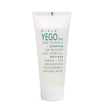 Ziaja Yego żel pod prysznic i szampon do włosów - Wetiwer (200 ml)