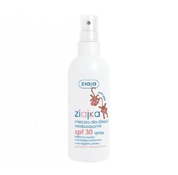 Ziaja Ziajka mleczko dla dzieci wodoodporne w sprayu SPF30 170ml