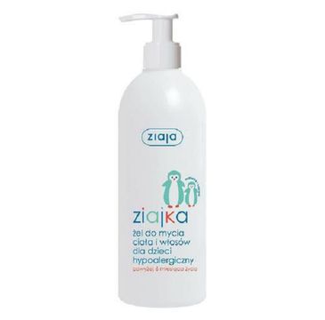 Ziaja Ziajka żel do mycia ciała i włosów dla dzieci hypoalergiczny 400ml