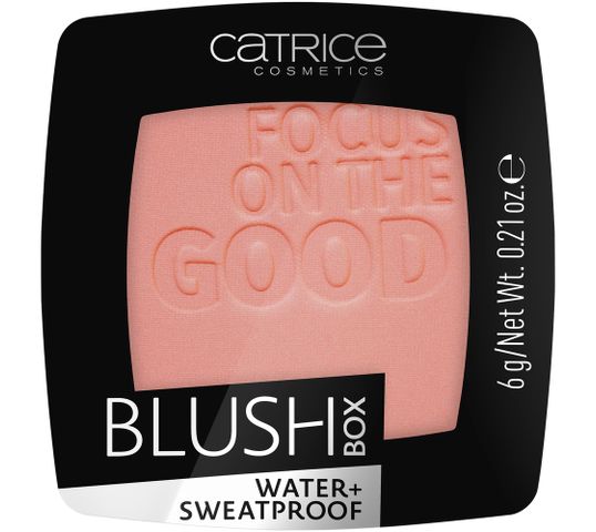 Catrice Blush Box Water + Sweatproof wodoodporny róż do policzków 025 Nude Peach (6 g)