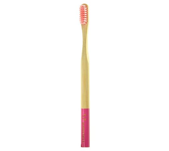 Bamboo Hero bambusowa szczoteczka do zębów premium miękka Różowa (1 szt.)