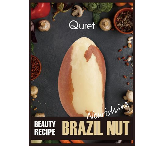Quret Beauty Recipe Mask Nourishing odżywcza maska w płachcie Orzech Brazylijski (25 g)