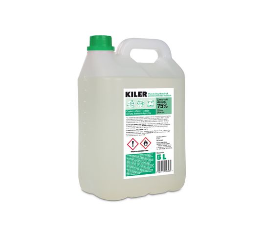 Kiler – Płyn do dezynfekcji o mocy 75% alkoholu (5 l)