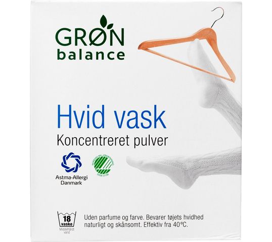 Gron Balance – Proszek do prania tkanin białych Koncentreret Pulver (785 g)