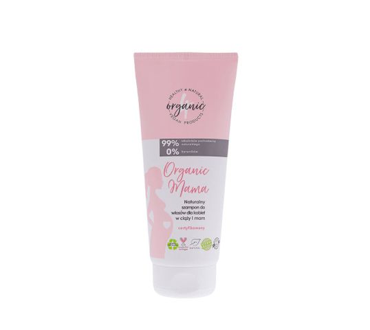 4organic Organic Mama naturalny szampon dla kobiet w ciąży i mam (200 ml)