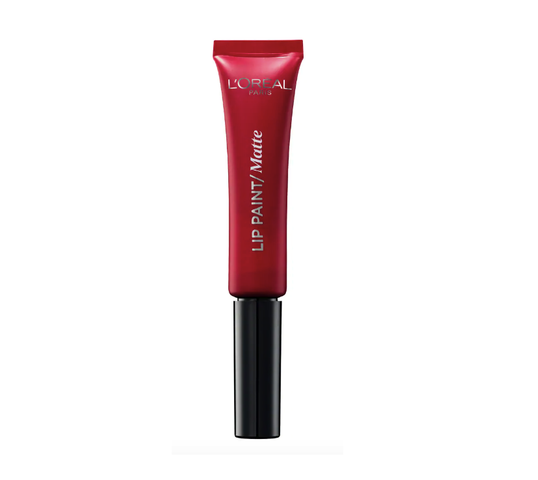 L'Oreal Paris Lip Paint Matte – matowa pomadka w płynie 205 Apocalypse Red (8 ml)