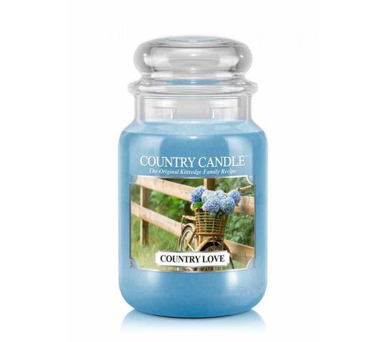 Country Candle – świeca zapachowa z dwoma knotami Country Love (652 g)