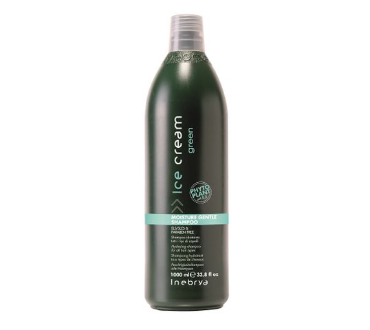 Inebrya Ice Cream Green Moisture Gentle Shampoo nawilżający szampon do wszystkich rodzajów włosów (1000 ml)