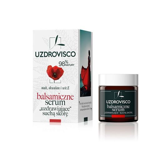 UZDROVISCO – Balsamiczne serum do twarzy ''uzdrawiające suchą skórę'' Mak (25 ml)