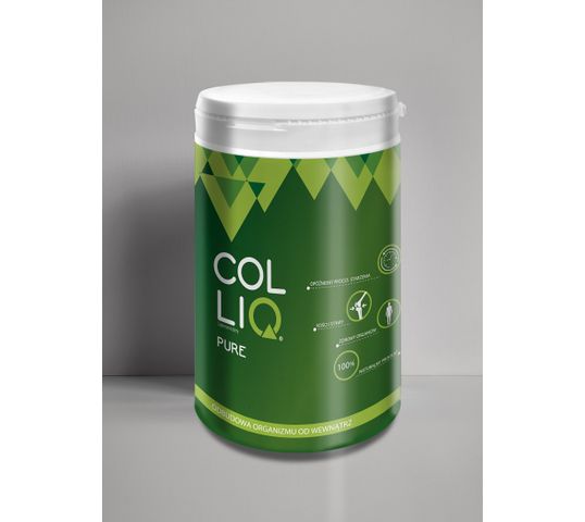 COLLIQ Pure odbudowa organizmu od wewnątrz suplement diety Kolagen w proszku (450 g)