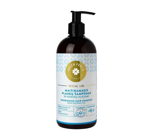 Green Feel's – Hair Shampoo Nourishing odżywczy szampon do włosów z olejem kokosowym (400 ml)