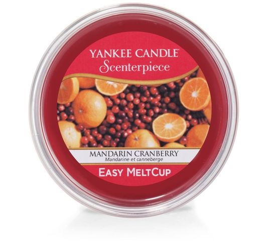 Yankee Candle – Scenterpiece Easy Melt Cup wosk do elektrycznego kominka Mandarin Cranberry (61 g0
