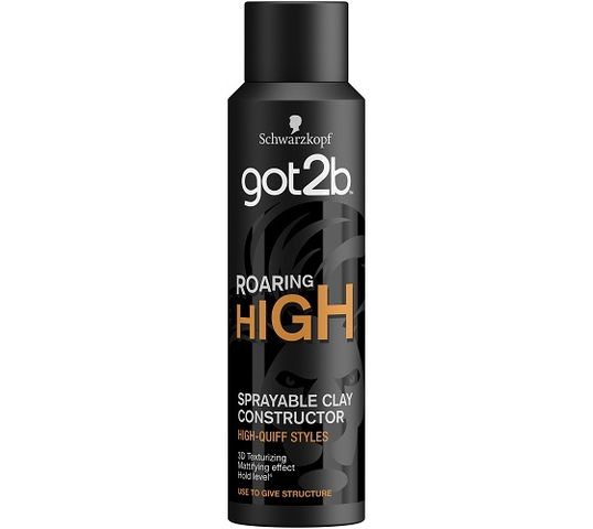 Got2B – Roaring High Sprayable Clay Constructor modelująca glinka do włosów w sprayu (150 ml)