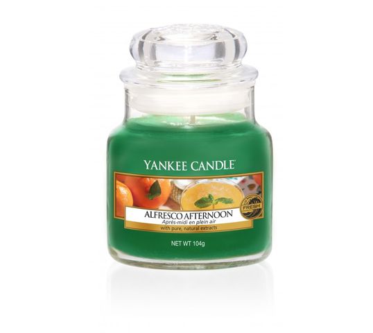 Yankee Candle – Świeca zapachowa mały słój Alfresco Afternoon (104 g)