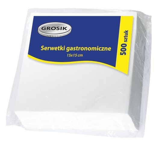 Grosik – Serwetki gastronomiczne 15x15 (500 szt.)