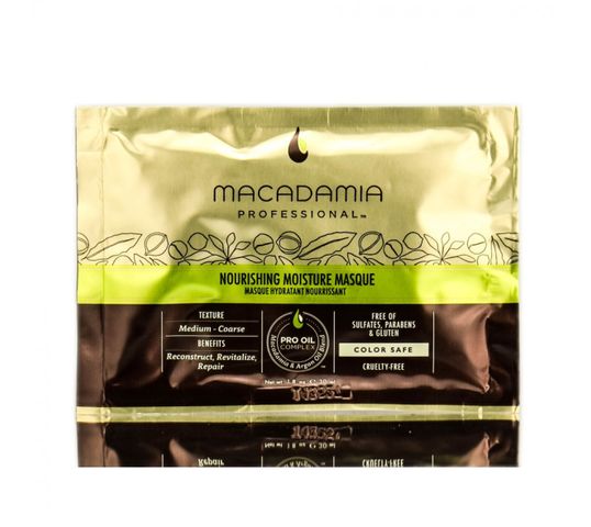 Macadamia Professional – Nourishing Moisture Masque nawilżająca maska do włosów (30 ml)