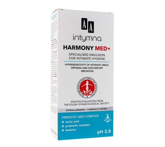 AA Intymna specjalistyczna emulsja do higieny intymnej Harmony Med+ 300 ml