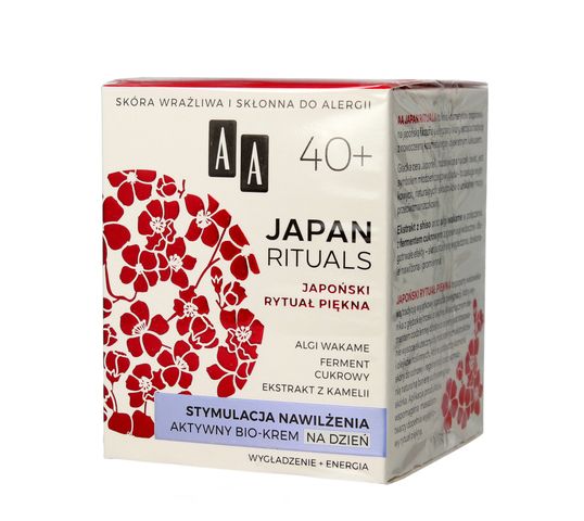 AA Japan Rituals 40+ Aktywny Bio-krem na dzień - stymulacja nawilżenia 50 ml