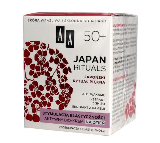 AA Japan Rituals 50+ Aktywny Bio-krem na dzień - stymulacja elastyczności 50 ml