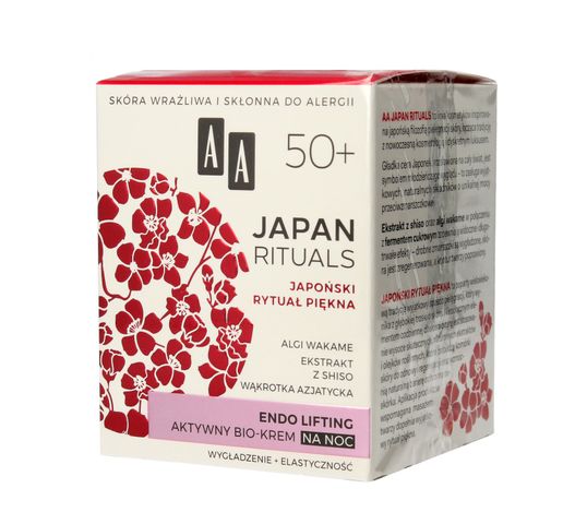 AA Japan Rituals 50+ Aktywny Bio-krem na noc - endo lifting 50 ml