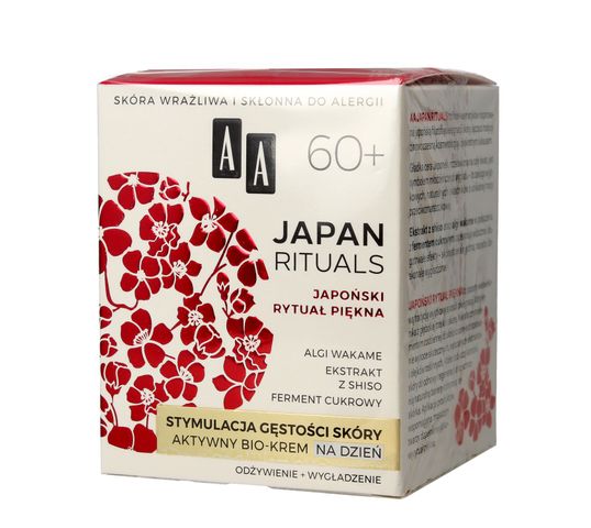 AA Japan Rituals 60+ Aktywny Bio-krem na dzień - stymulacja gęstości skóry 50 ml