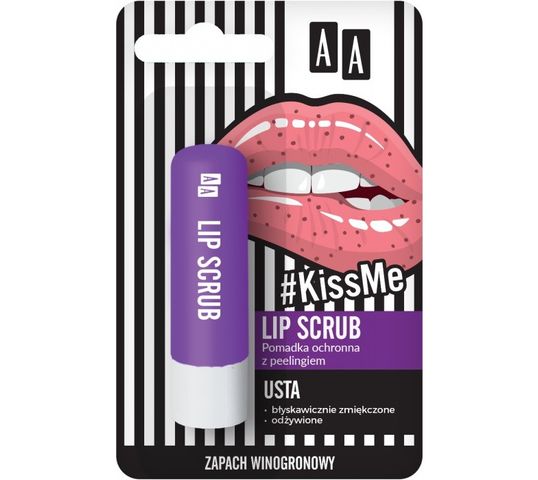 AA #Kiss Me Pomadka ochronna Lip Scrub 3.8 g
