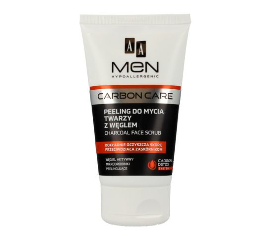 AA Men Carbon Care peeling do mycia twarzy z węglem 150 ml