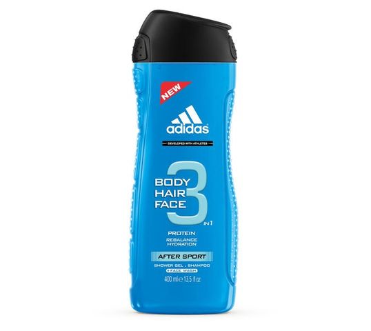 Adidas After Sport żel pod prysznic 3w1 dla sportowców 400 ml