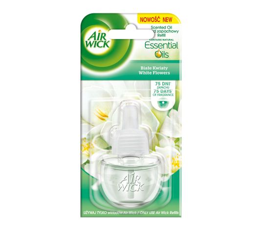 Air Wick Elektryczny odświeżacz powietrza Białe Kwiaty wkład (19 ml)