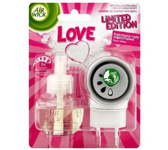 Air Wick Elektryczny odświeżacz powietrza LOVE komplet (19 ml)