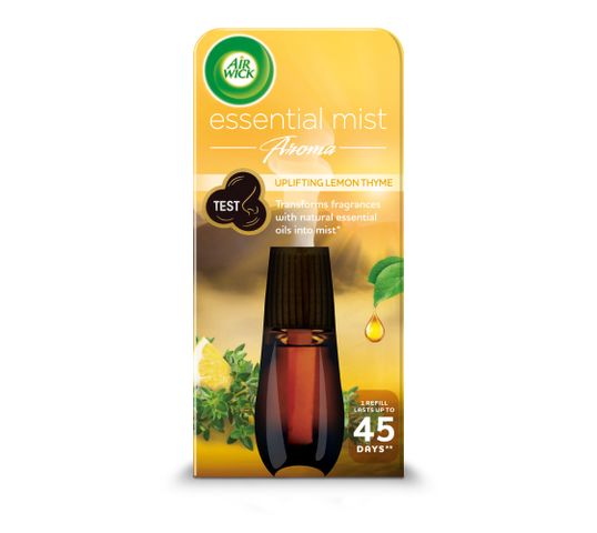 Air Wick Essential Mist Aroma orzeźwiający wkład do automatycznego odświeżacza o zapachu cytryny i tymianku 20ml