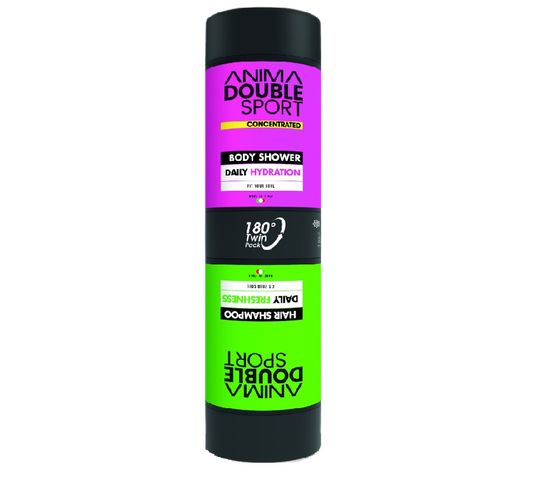 Anima Double Sport Body Shower and Hair Shampoo żel pod prysznic 170ml + szampon do włosów 170ml