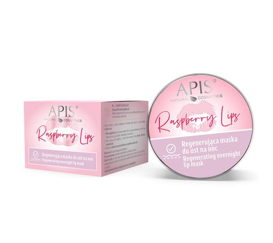 APIS Raspberry Lips regenerująca maska do ust na noc 10ml