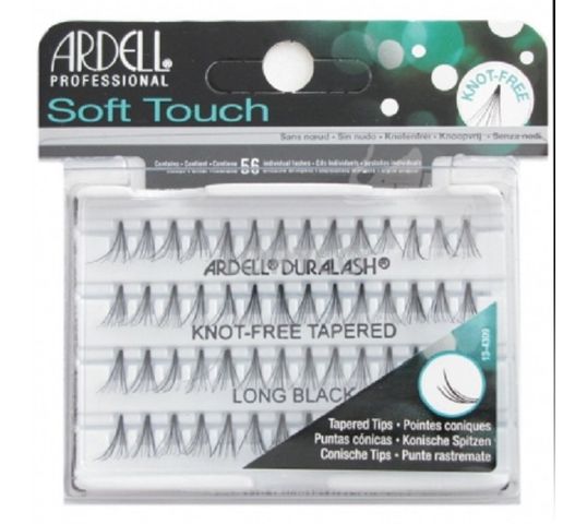 Ardell Soft Touch zestaw 56 kępek rzęs Long Black