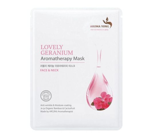 Aroma Yong – Geranium maska w płacie (30 g)